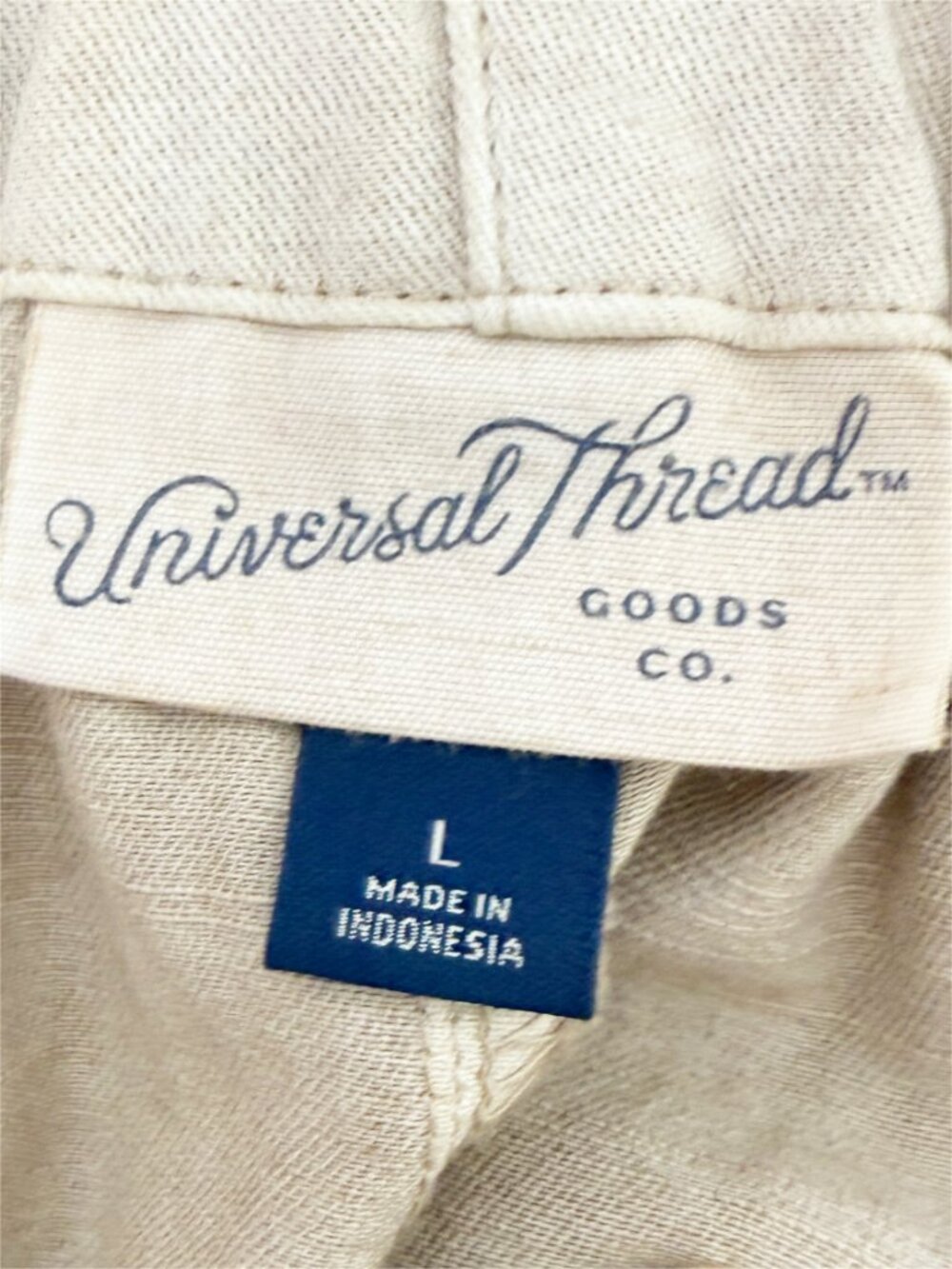 Universal Thread Tan High-Rise Ankle Pull-On Pants L - Picture 5 of 10